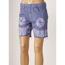 CHLOÉ STORA - Bermuda violet en coton - Femme - Taille 34 - Modz