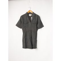 MKT STUDIO - Combishort gris en tencel - Femme - Taille 36 - Modz