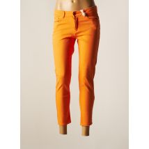 FRACOMINA - Jeans coupe slim orange en coton - Femme - Taille W28 - Modz