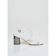 GUESS - Sandales/Nu pieds blanc en cuir pour femme - Taille 36 - Modz