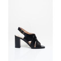 CAPRICE - Sandales/Nu pieds noir en cuir - Femme - Taille 36 - Modz