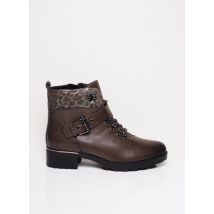 CAPRICE - Bottines/Boots gris en autre matiere - Femme - Taille 39 - Modz