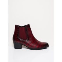 GABOR - Bottines/Boots rouge en autre matiere - Femme - Taille 40 - Modz