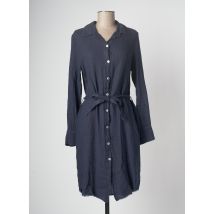 LAUREN VIDAL - Robe mi-longue bleu en lin pour femme - Taille 36 - Modz