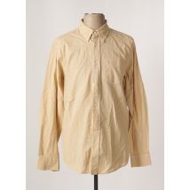 NUDIE JEANS CO - Chemise manches longues beige en coton - Homme - Taille XS - Modz