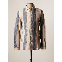 KNOWLEDGE COTTON APPAREL - Chemise manches longues beige en lin - Homme - Taille XS - Modz