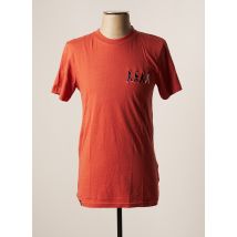 DEDICATED - T-shirt orange en coton - Homme - Taille XS - Modz