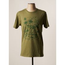 STEP ART - T-shirt vert en coton - Homme - Taille XS - Modz