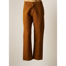 A.B.C.L - Pantalon chino marron en coton - Homme - Taille W34 - Modz