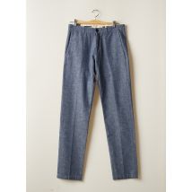 C.O.F STUDIO - Pantalon droit bleu en coton - Femme - Taille W30 - Modz