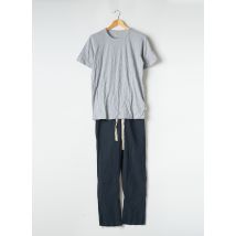 KNOWLEDGE COTTON APPAREL - Pyjama bleu en coton pour femme - Taille 38 - Modz