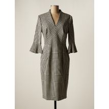 ESCADA - Robe mi-longue noir en laine - Femme - Taille 38 - Modz