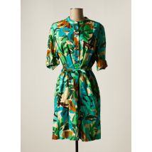 RIVER WOODS - Robe mi-longue vert en coton - Femme - Taille 38 - Modz
