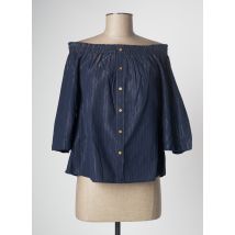 VERO MODA - Blouse bleu en coton - Femme - Taille 36 - Modz