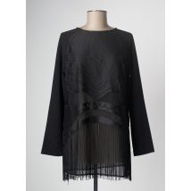 FRACOMINA - Tunique manches longues noir en polyester - Femme - Taille 38 - Modz