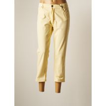 IMPAQT - Pantalon 7/8 jaune en coton - Femme - Taille 42 - Modz