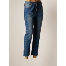 UNIQUE DNM - Jeans coupe droite bleu en coton - Femme - Taille W26 - Modz