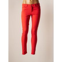 VERO MODA - Pantalon slim orange en coton pour femme - Taille 34 - Modz