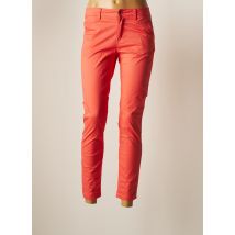 SALSA - Pantalon chino orange en coton - Femme - Taille TU - Modz