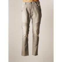 UNIQUE - Jeans coupe slim gris en coton pour homme - Taille W33 - Modz