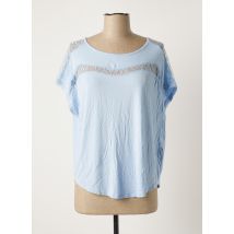 BREAL - T-shirt bleu en viscose - Femme - Taille 38 - Modz