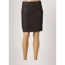 BREAL - Jupe courte marron en polyester - Femme - Taille 38 - Modz