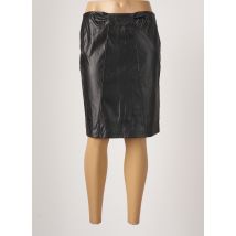 BREAL - Jupe mi-longue noir en polyurethane - Femme - Taille 38 - Modz