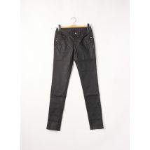 BREAL - Pantalon slim noir en coton - Femme - Taille 34 - Modz