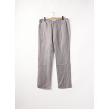SCOTTAGE - Pantalon droit gris en lin - Femme - Taille 46 - Modz