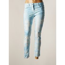 BREAL - Pantalon slim bleu en coton - Femme - Taille 38 - Modz