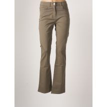 SCOTTAGE - Pantalon droit vert en coton - Femme - Taille 36 - Modz
