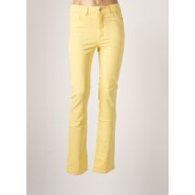 SCOTTAGE - Pantalon droit jaune en coton - Femme - Taille 36 - Modz