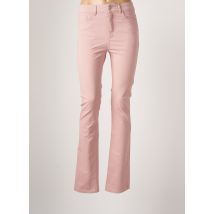 SCOTTAGE - Pantalon droit rose en coton - Femme - Taille 36 - Modz