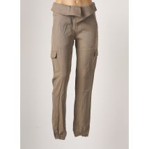 BONOBO JEANS - Pantalon droit vert en tencel - Femme - Taille 34 - Modz