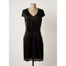 BREAL - Robe mi-longue noir en polyester - Femme - Taille 38 - Modz