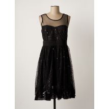 BREAL - Robe mi-longue noir en polyester - Femme - Taille 36 - Modz