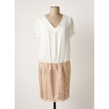BREAL - Robe mi-longue rose en polyester - Femme - Taille 42 - Modz