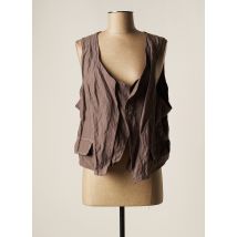 LAUREN VIDAL - Veste casual gris en coton - Femme - Taille 46 - Modz
