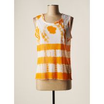 LAUREN VIDAL - Top orange en nylon - Femme - Taille 44 - Modz