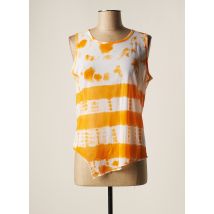LAUREN VIDAL - Top orange en soie - Femme - Taille 44 - Modz