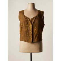 GD - Top vert en lin - Femme - Taille 48 - Modz