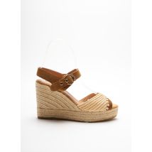 KANNA - Espadrilles marron en cuir - Femme - Taille 40 - Modz