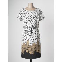 CRISTINA GAVIOLI - Robe mi-longue blanc en polyester - Femme - Taille 40 - Modz