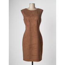 VOODOO - Robe mi-longue marron en polyester - Femme - Taille 38 - Modz