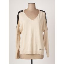 HUIT SIX SEPT - Pull beige en viscose - Femme - Taille 38 - Modz