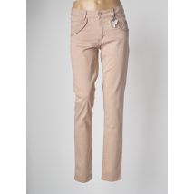 PARA MI - Pantalon droit beige en coton pour femme - Taille W38 L32 - Modz