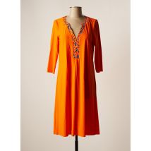 SPORTALM - Robe mi-longue orange en polyamide - Femme - Taille 38 - Modz