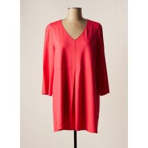 VETONO - Tunique manches longues rose en viscose - Femme - Taille 44 - Modz