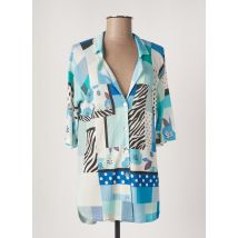 JEI'S BY LETIZIA DENARO - Chemisier bleu en tencel - Femme - Taille 38 - Modz