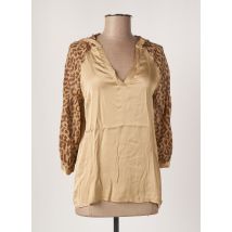 FRACOMINA - Top marron en viscose - Femme - Taille 38 - Modz
